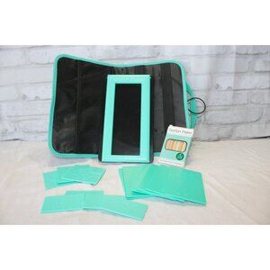 Fashion Plates Kahootz Toy Set 2014 Teal Case Clothes Design Coloring Travel